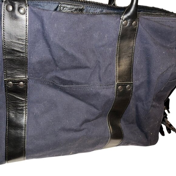 Dry Goods and Mens Furnishings by J. Crew navy blue duffel weekender suitcase ba - Picture 7 of 8